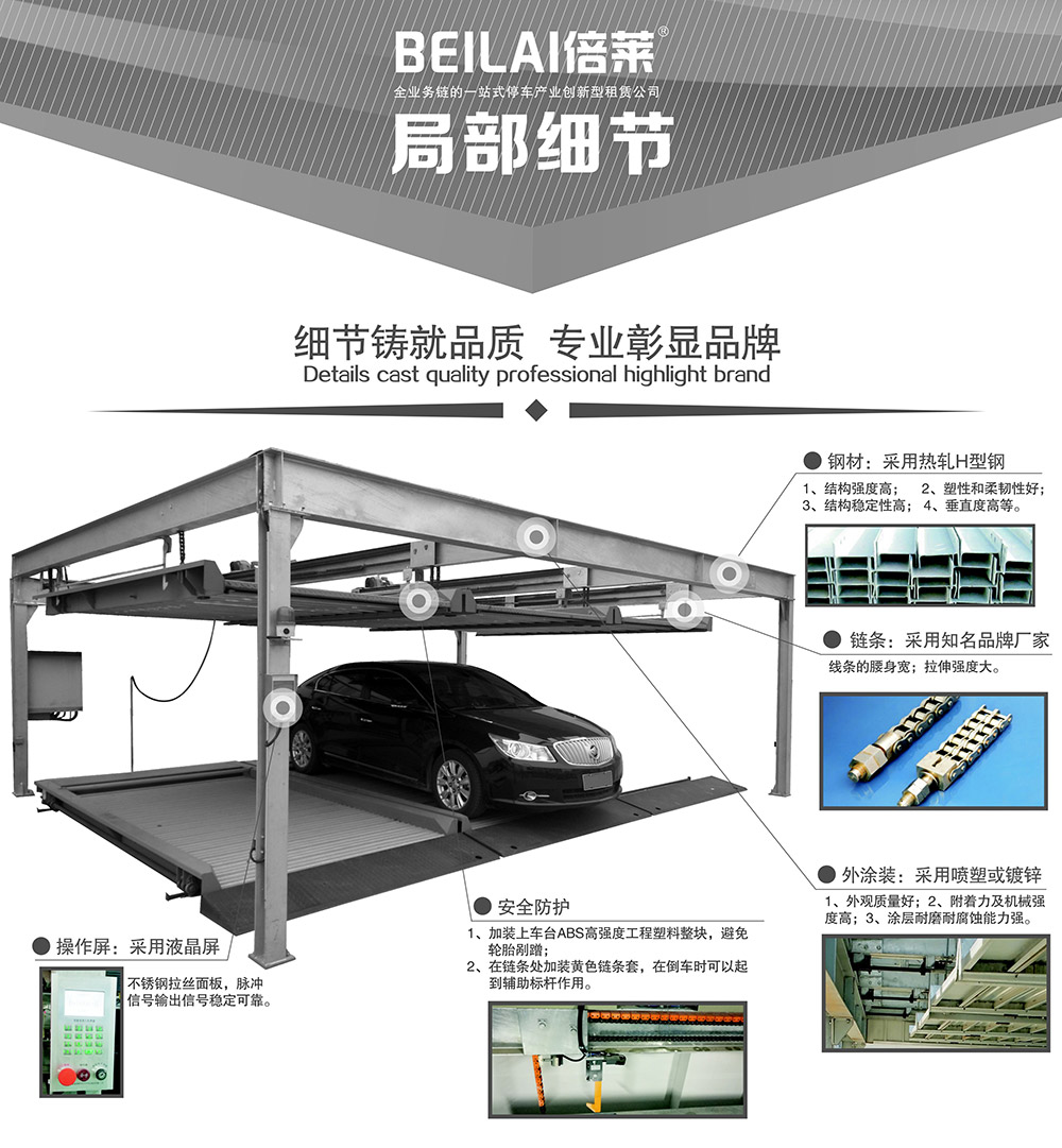 贵阳单列PSH2二层升降横移立体车库局部细节.jpg